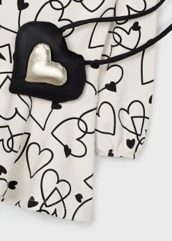Kleid mit Tasche