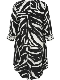 Kleid mit V-Ausschnitt