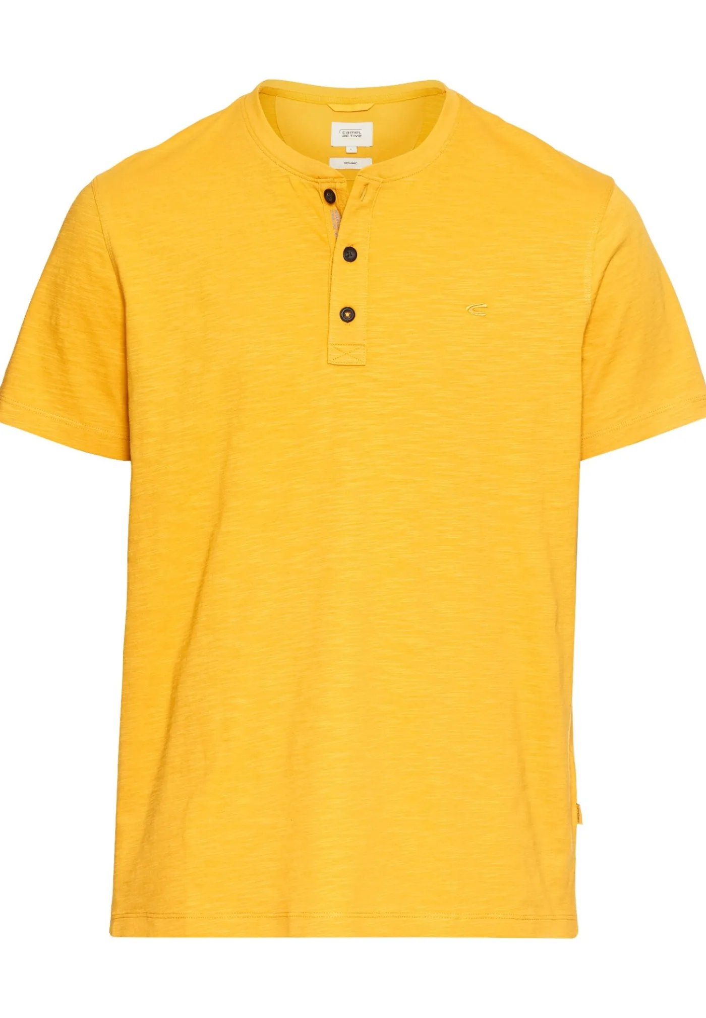 Kurzarm Henley aus Organic Cotton