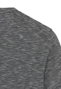 Kurzarm Henley aus reiner Baumwolle