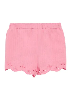 Kurze Hose im Loose Fit mit Stickerei