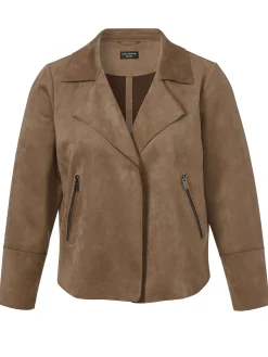 Kurze Jacke mit Revers