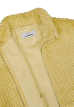 Kurze Cape-Weste in Fake Pelz