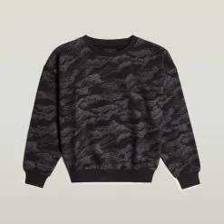 Lace Loose Sweatshirt