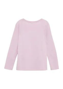 Langarmshirt mit Pailletten im Loose Fit