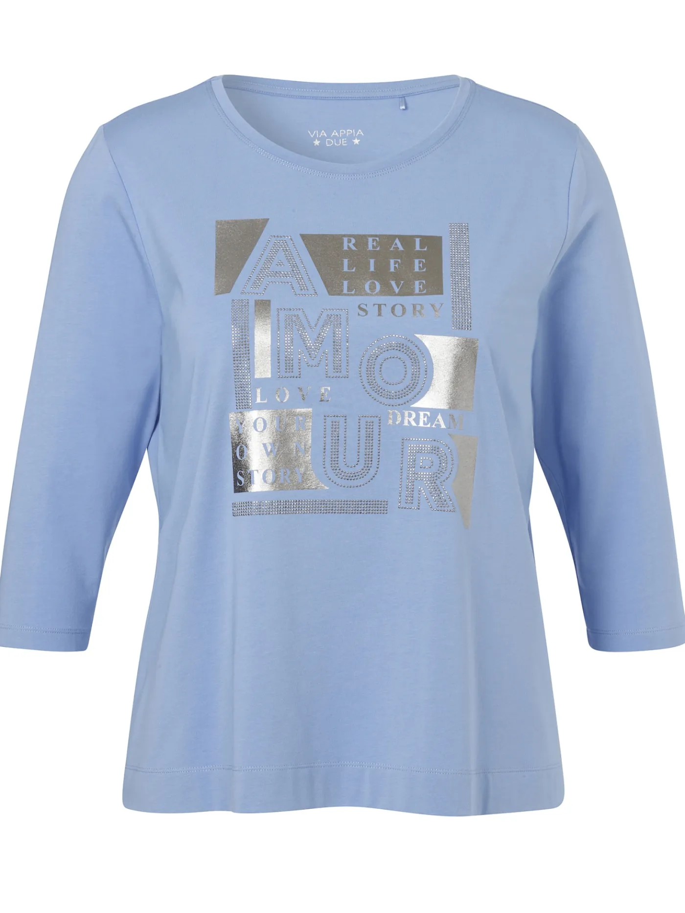 Langarmshirt Rundhals