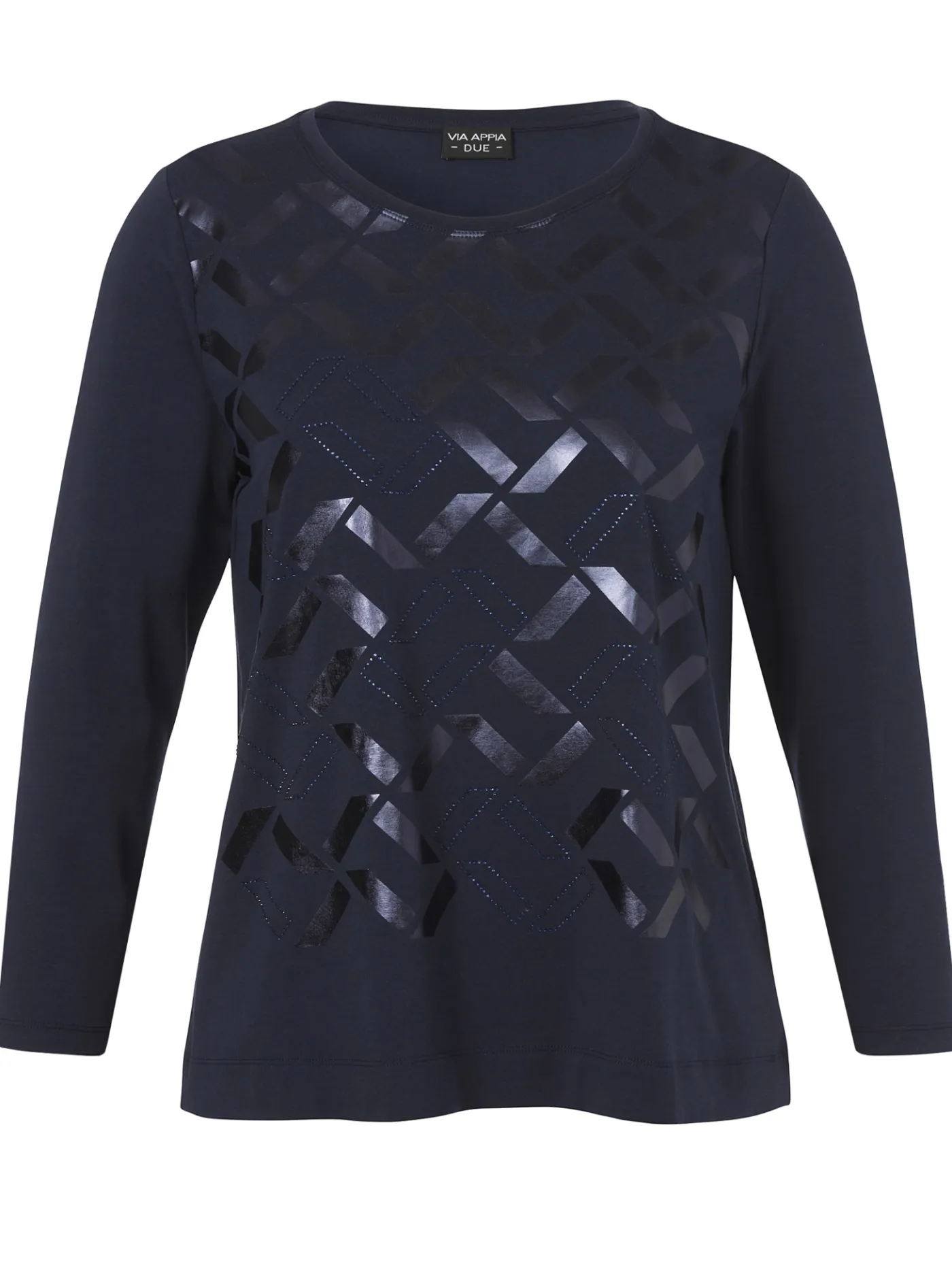 Langarmshirt Rundhals