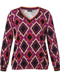 Langarmshirt V-Ausschnitt