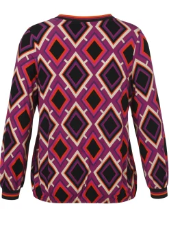 Langarmshirt V-Ausschnitt