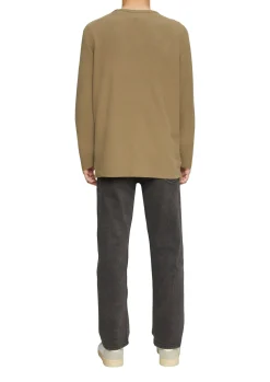 Langarmshirt mit Waffelstruktur