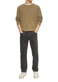 Langarmshirt mit Waffelstruktur