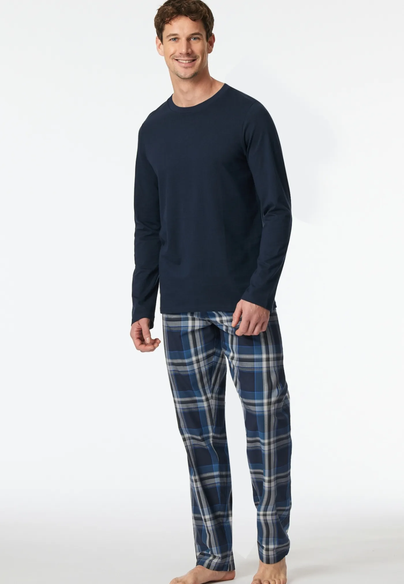 Langarmshirt Rundhals