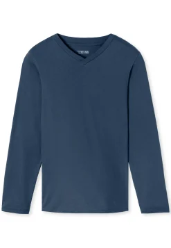 Langarmshirt V-Ausschnitt