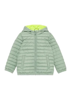 Leicht wärmende Steppjacke mit dekorativem Reflektor-Detail