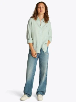 Leinen Bluse