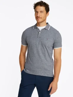 Leinenmix Poloshirt