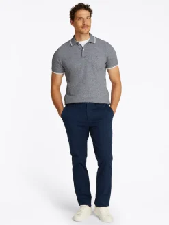 Leinenmix Poloshirt