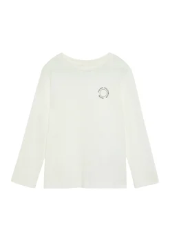Longsleeve aus Baumwolle mit kleinem Print-Detail
