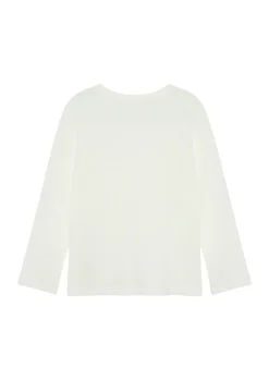 Longsleeve aus Baumwolle mit kleinem Print-Detail