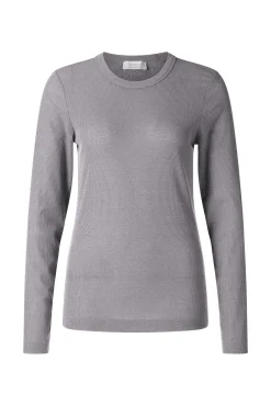 Longsleeve im Rippstrick