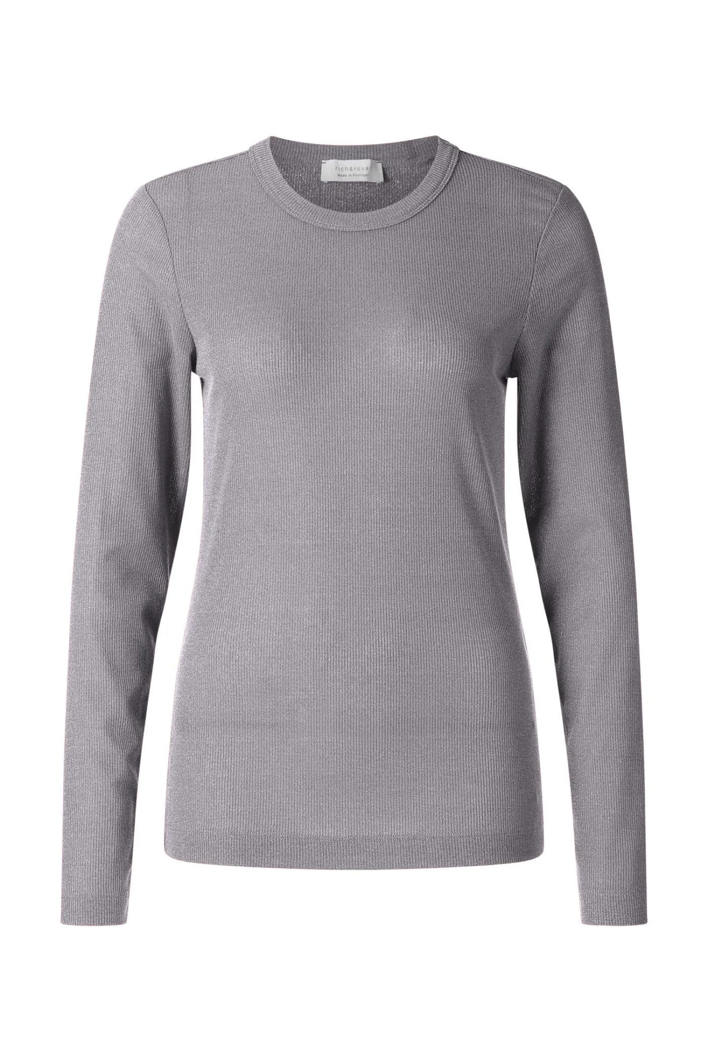 Longsleeve im Rippstrick