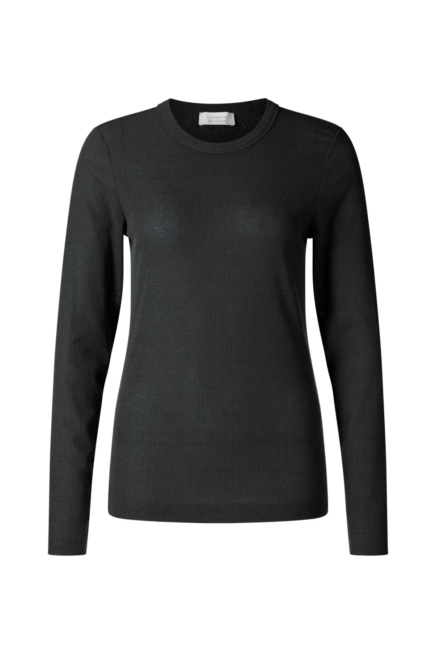 Longsleeve im Rippstrick