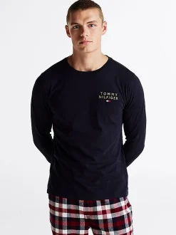 Lounge-Langarmshirt