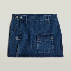 Micro Denim Skort
