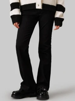 Mid Rise Flared Jeans