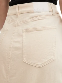 Midi-Jeansrock