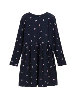 Midi-Kleid mit Muster