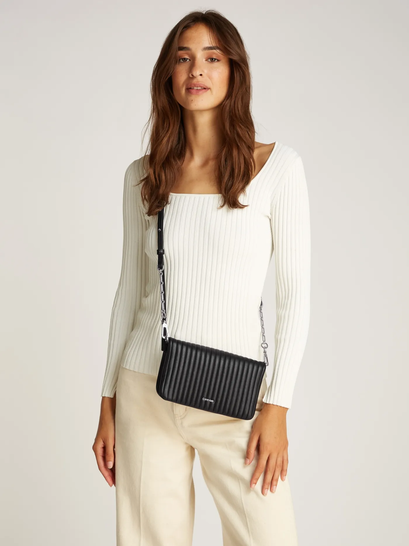 MINI LINE QUILT CROSSBODY
