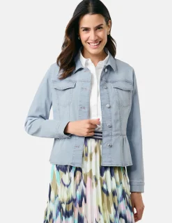 Modische Jeansjacke