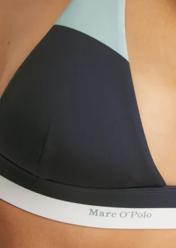 Neckholder-Bikini-Top aus recyceltem Material