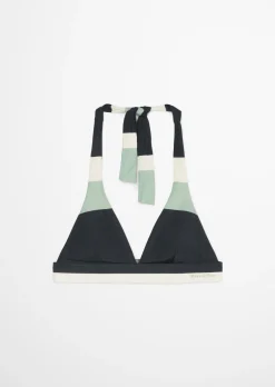 Neckholder-Bikini-Top aus recyceltem Material