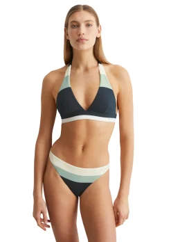 Neckholder-Bikini-Top aus recyceltem Material