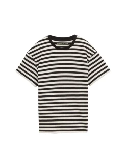 Oversize T-Shirt mit Streifenmuster