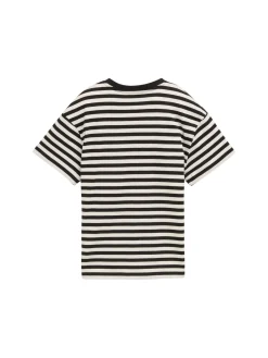 Oversize T-Shirt mit Streifenmuster