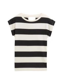Oversize T-Shirt mit Streifenmuster