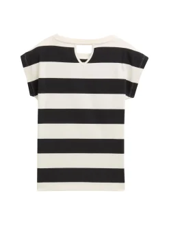 Oversize T-Shirt mit Streifenmuster