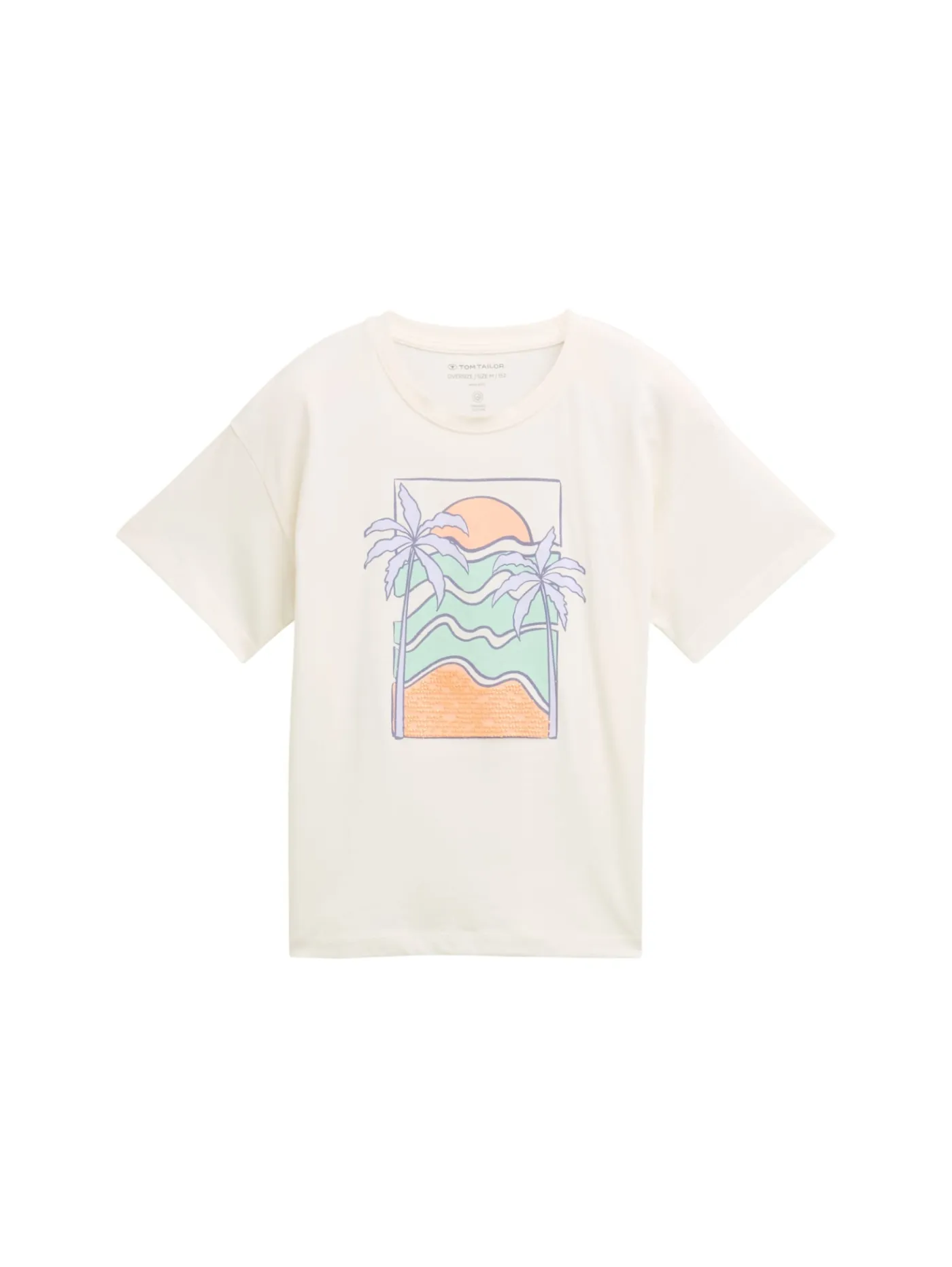 Oversized T-Shirt mit Print
