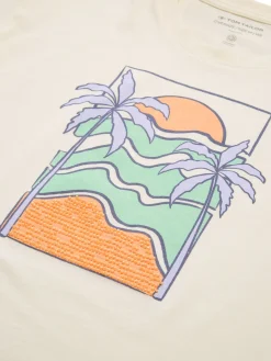 Oversized T-Shirt mit Print