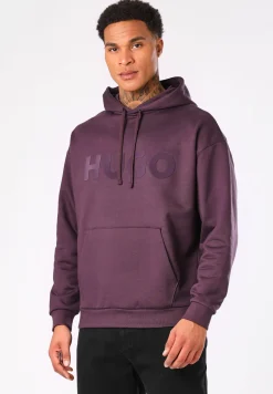 Oversized Hoodie aus Baumwoll-Terry mit tonalem Logo
