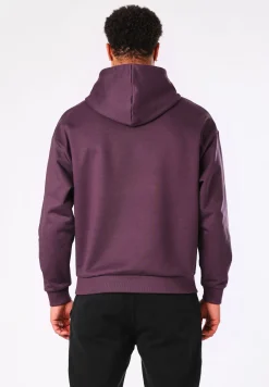 Oversized Hoodie aus Baumwoll-Terry mit tonalem Logo