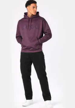 Oversized Hoodie aus Baumwoll-Terry mit tonalem Logo