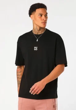 Oversized T-Shirt aus Baumwoll-Jersey mit Artwork der Saison
