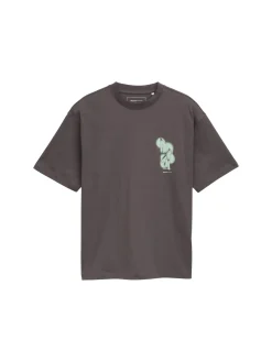 Oversize T-Shirt mit Rückenprint