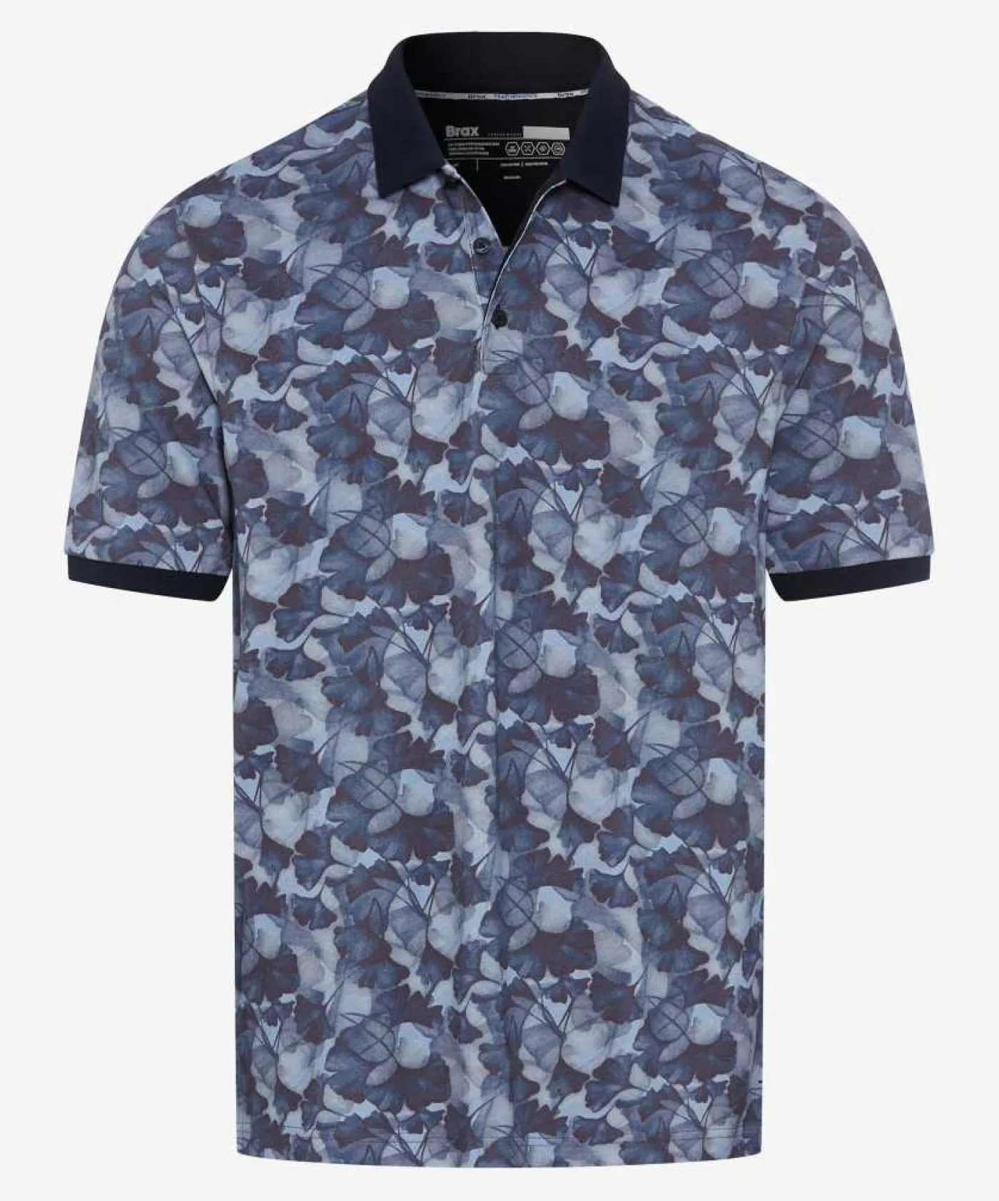Poloshirt mit Alloverprint