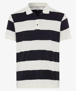 Poloshirt mit Blockstreifen