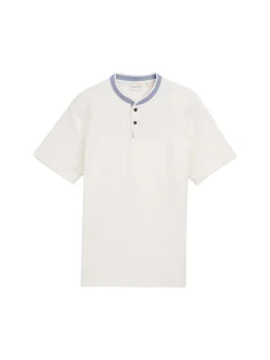 Poloshirt mit Stehkragen